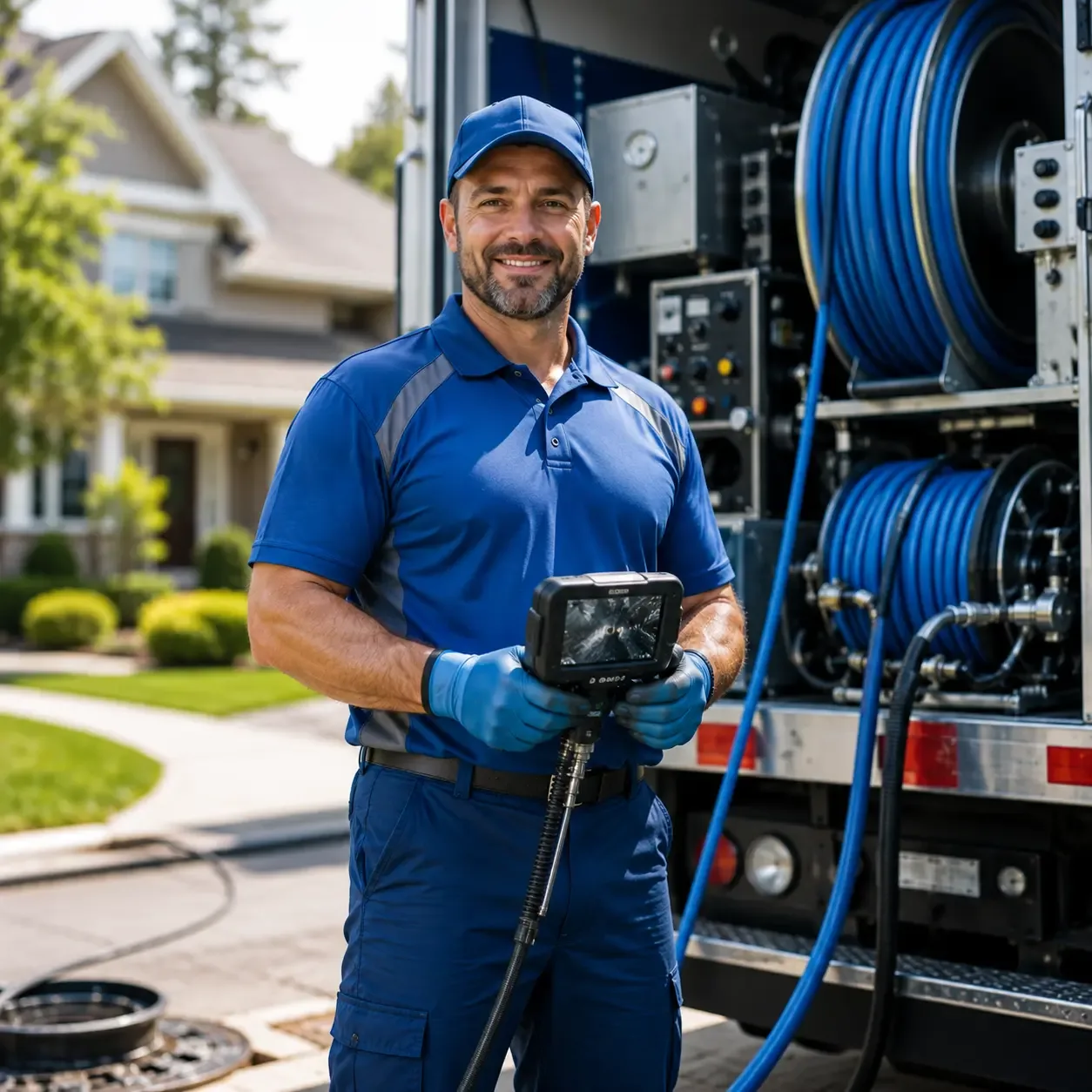 Local outdoor drain cleaning specialists in Conroe, TX
